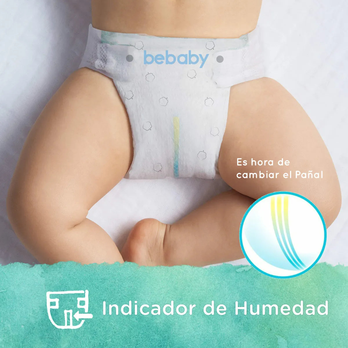 Pañales Bebaby Talla XG 56 Unidades Hipoalergénico
