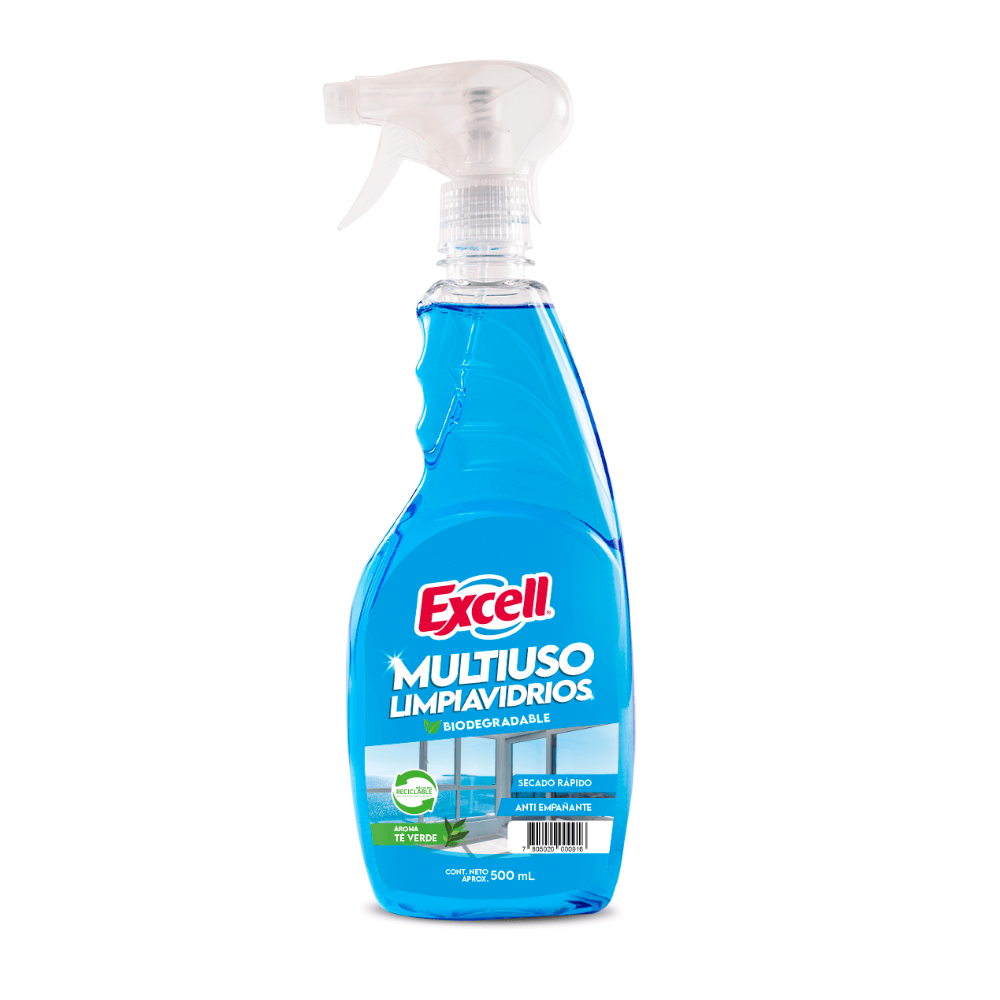 Limpiador Limpiavidrios Multiuso Excell Gatillo 500 ml
