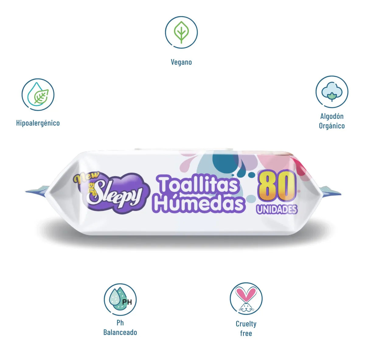 Toallitas Húmedas New Sleepy Caja 12x80u