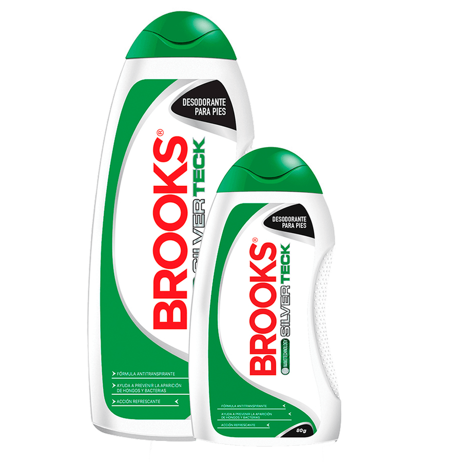Talco para Pies Brooks 220 g + Talco 80 g