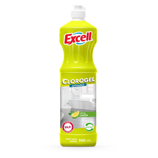 Cloro Gel Excell Anti Sarro Limon 900 ml