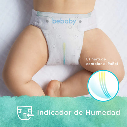 Pañales Bebaby Talla M 80 Unidades Hipoalergénico