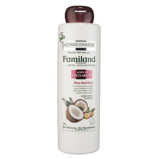Acondicionador Familand Coco-Argan Oleo Nutritivo, 750 ml