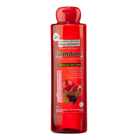 Shampoo Bio Familand Granada Hialuronico Botella, 750 ml