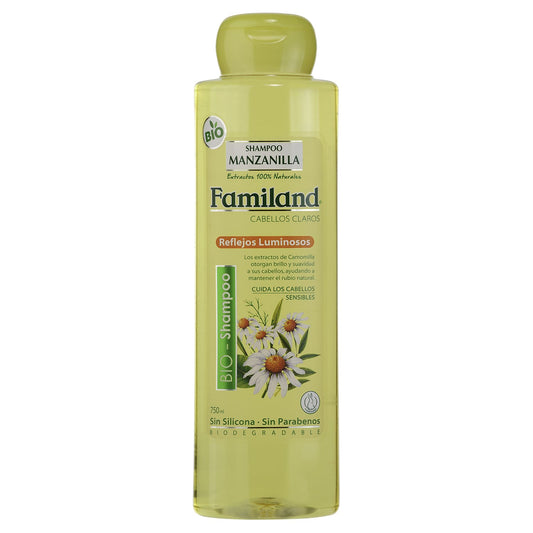 Shampoo Bio Familand Manzanilla Botella, 750 ml