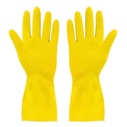 Guantes Amarillos de Latex 2 Pares