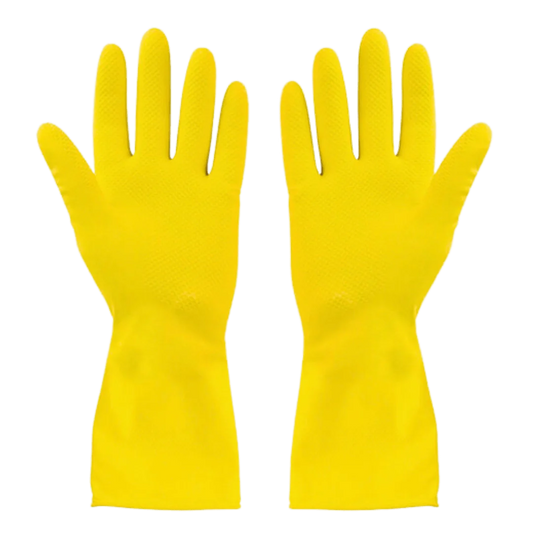 Guantes Amarillos de Latex 2 Pares