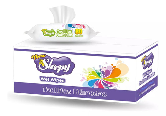 Toallitas Húmedas New Sleepy Caja 12x80u